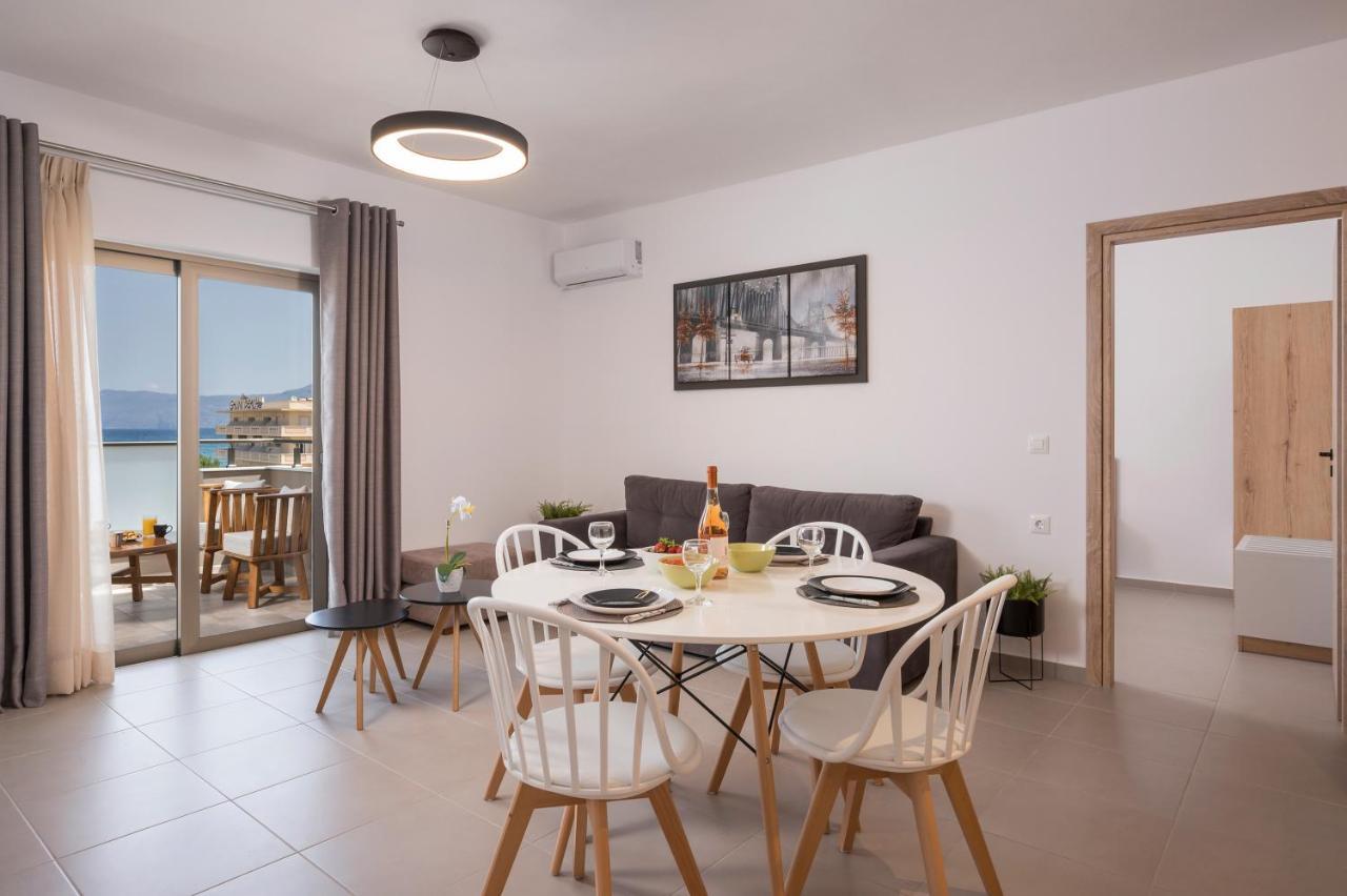 Indigo Blue Seaside Deluxe Apartments Kissamos Ngoại thất bức ảnh