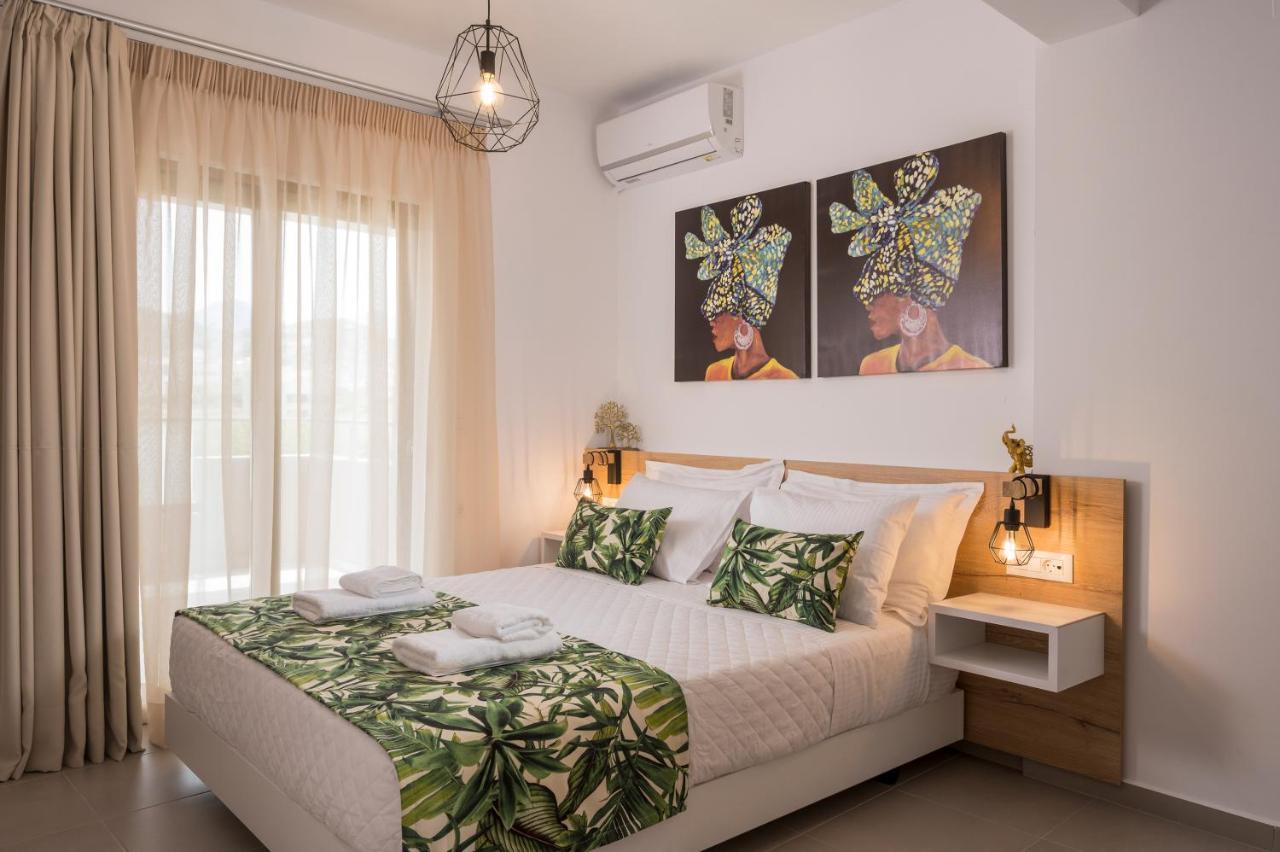 Indigo Blue Seaside Deluxe Apartments Kissamos Ngoại thất bức ảnh