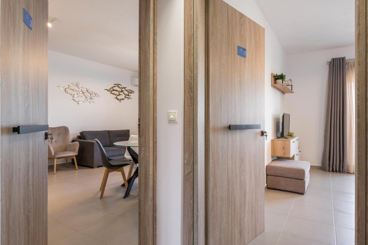 Indigo Blue Seaside Deluxe Apartments Kissamos Ngoại thất bức ảnh