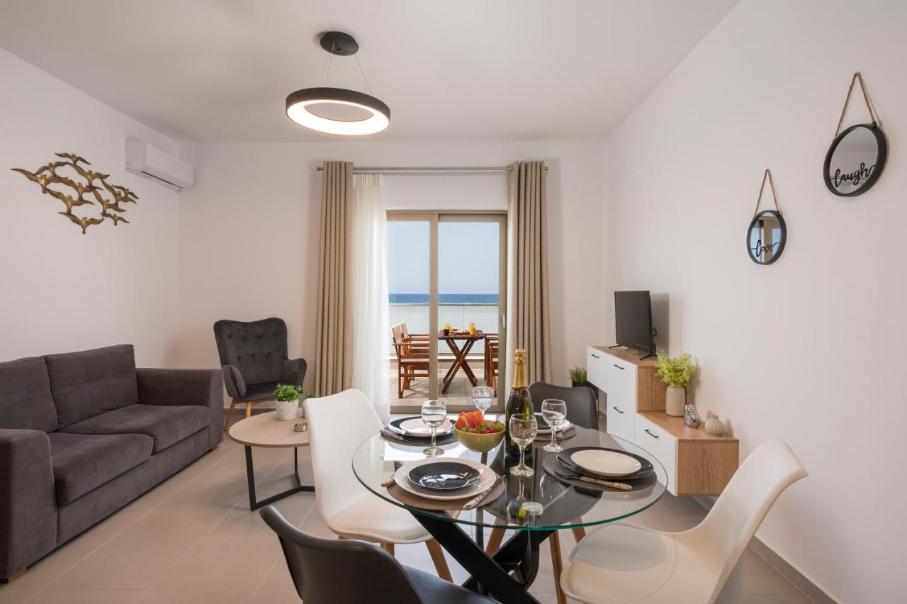 Indigo Blue Seaside Deluxe Apartments Kissamos Ngoại thất bức ảnh