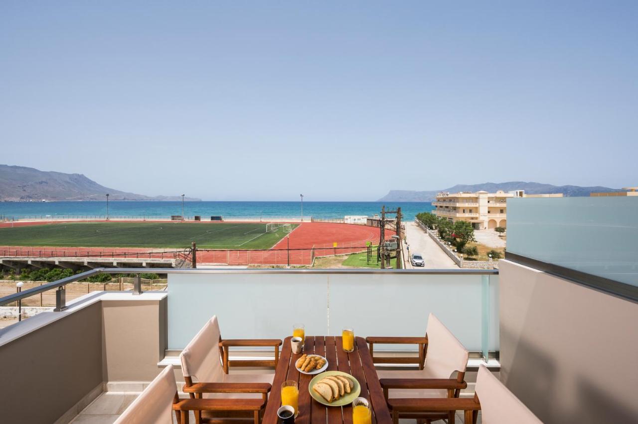 Indigo Blue Seaside Deluxe Apartments Kissamos Ngoại thất bức ảnh