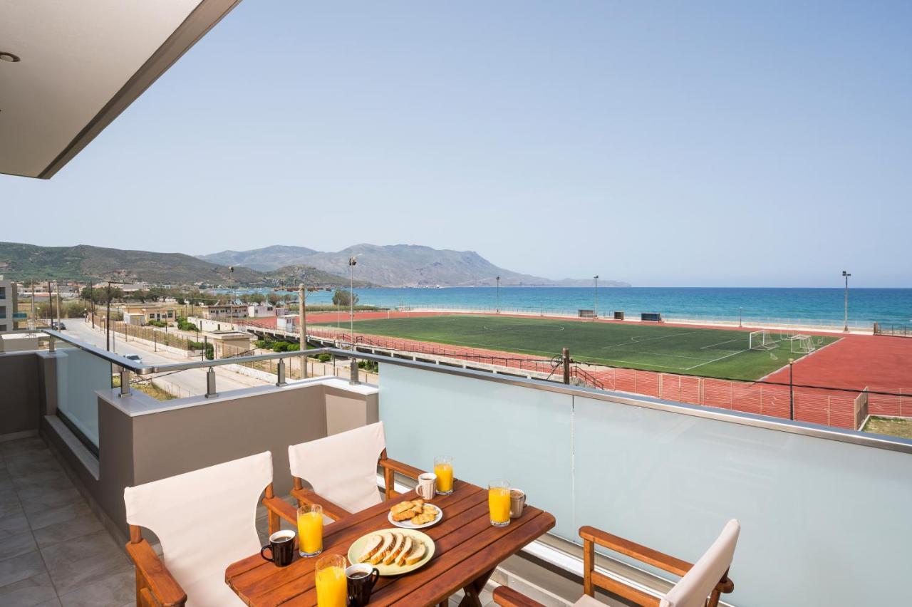 Indigo Blue Seaside Deluxe Apartments Kissamos Ngoại thất bức ảnh